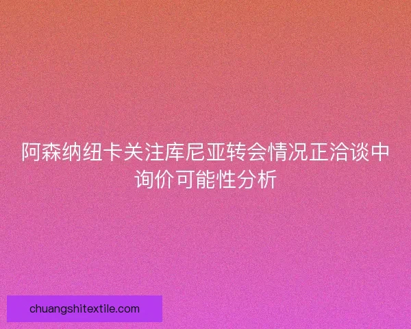 阿森纳纽卡关注库尼亚转会情况正洽谈中询价可能性分析